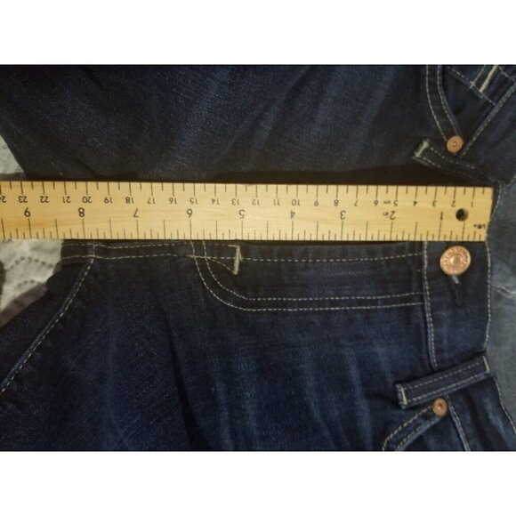 7 For All Mankind Dark Wash the Skinny Size 32 - Picture 7 of 8